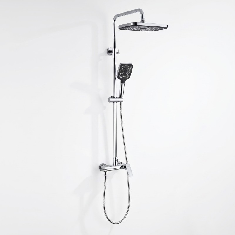 Bộ sen tắm giữ nhiệt bằng đồng thau lộ thiên