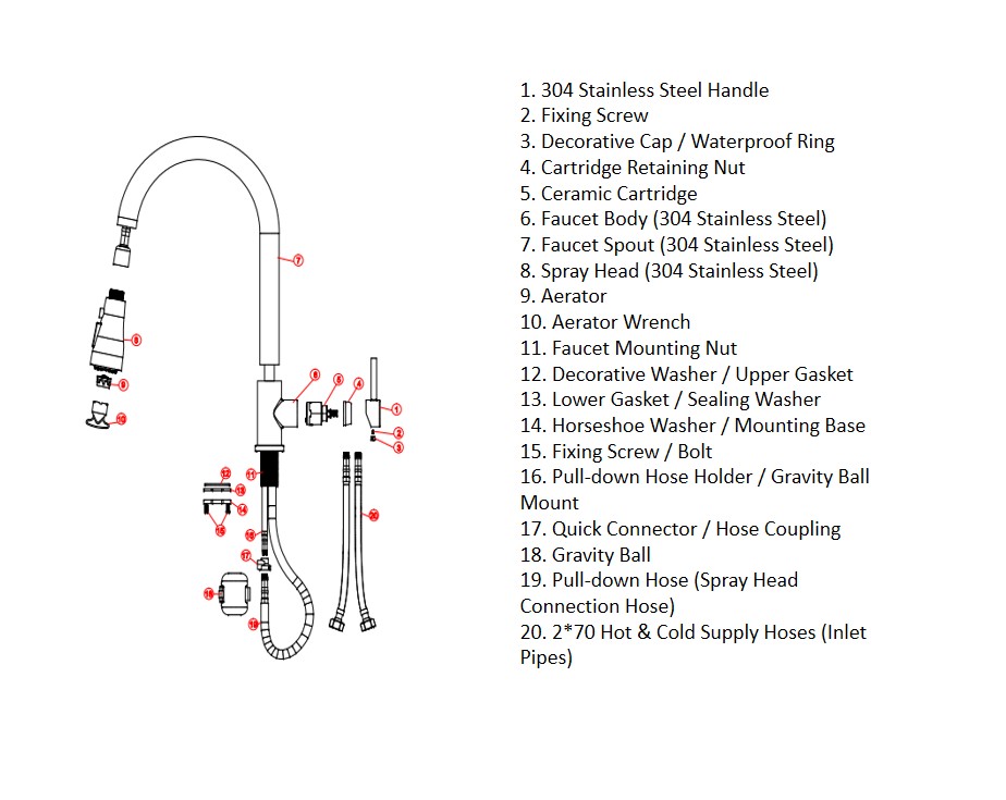 Instant Hot Water Kitchen Faucet